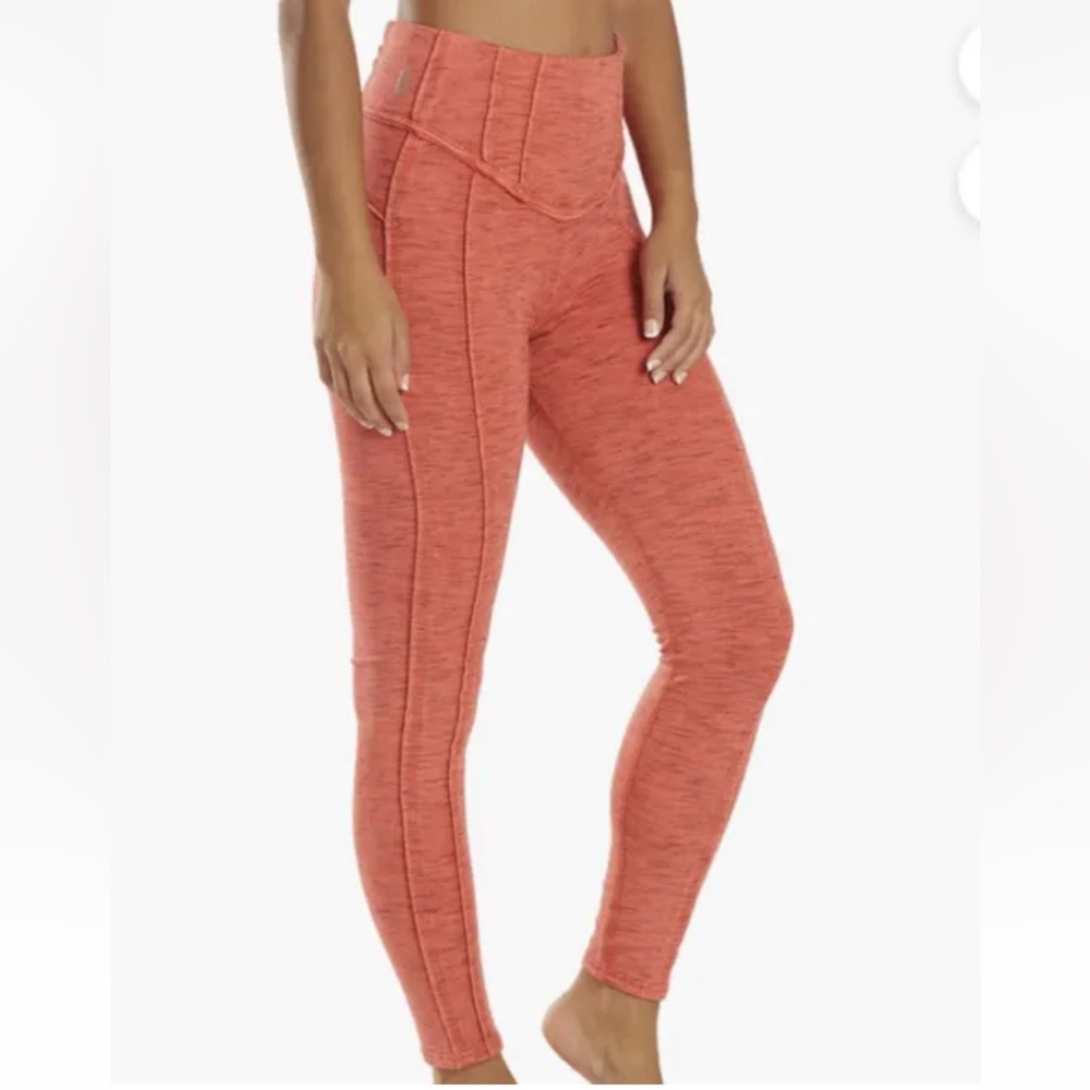 Nwt Free People Movement everyday leggings $88 retail lipstick red size small